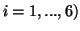 $i=1,...,6)$