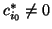 $c^*_{i_{0}} \neq 0$