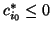 $c^*_{i_{0}} \leq 0$