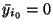 $\bar{y}_{i_0}=0$