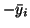 $-\bar{y}_i$