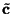 $\tilde{\bf c}$
