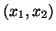 $(x_1,x_2)$