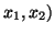 $x_1,x_2)$