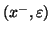 $(x^-,\varepsilon )$