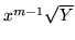 \(x^{m-1}\sqrt{Y}\)